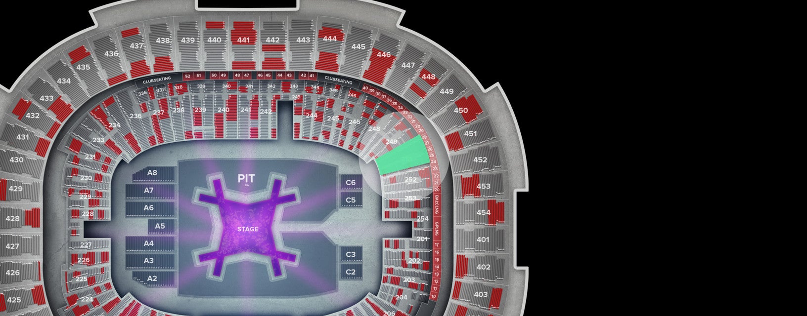 Seat view from Lower