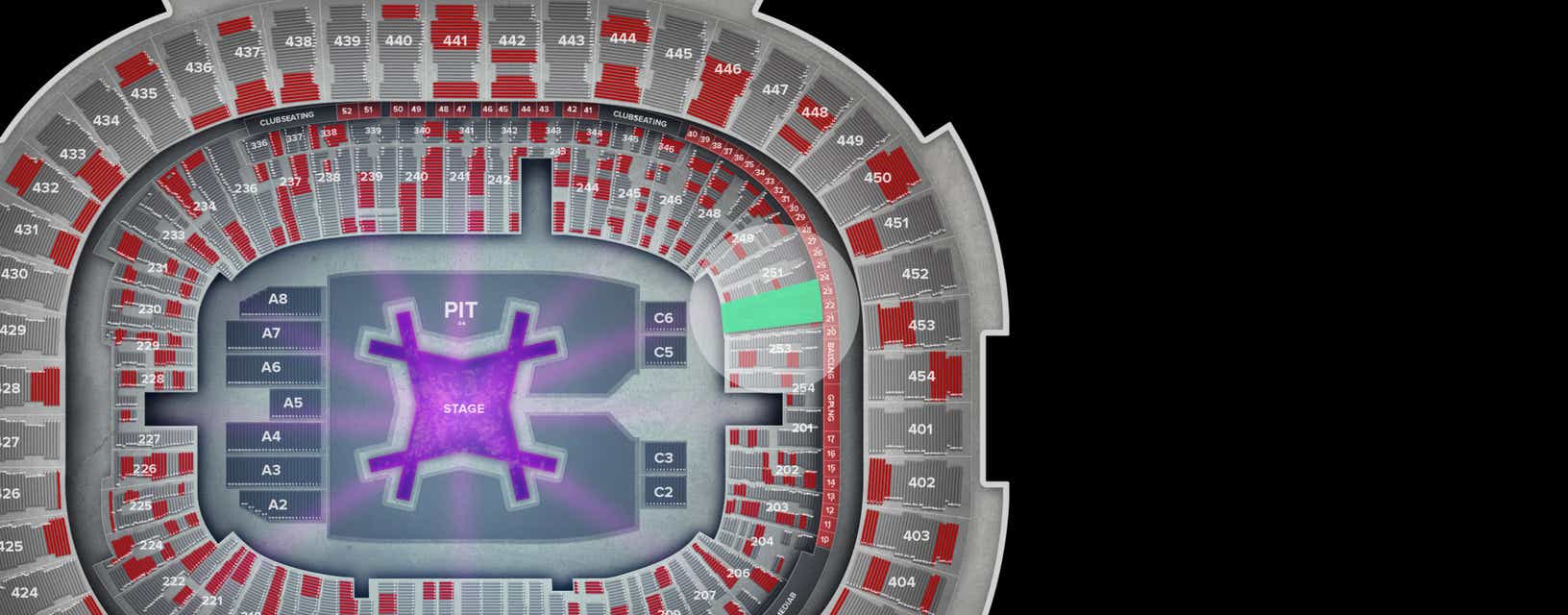 Seat view from Lower