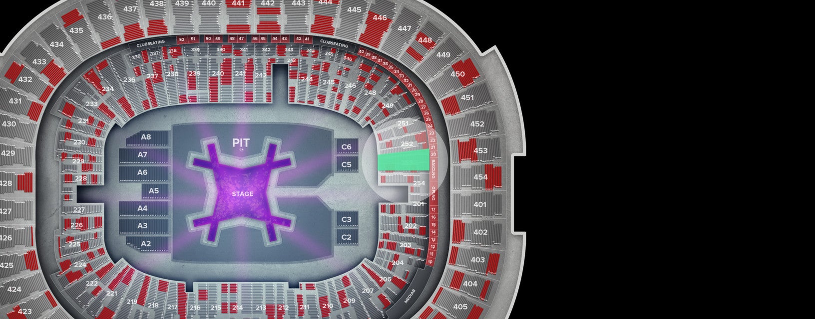 Seat view from Lower