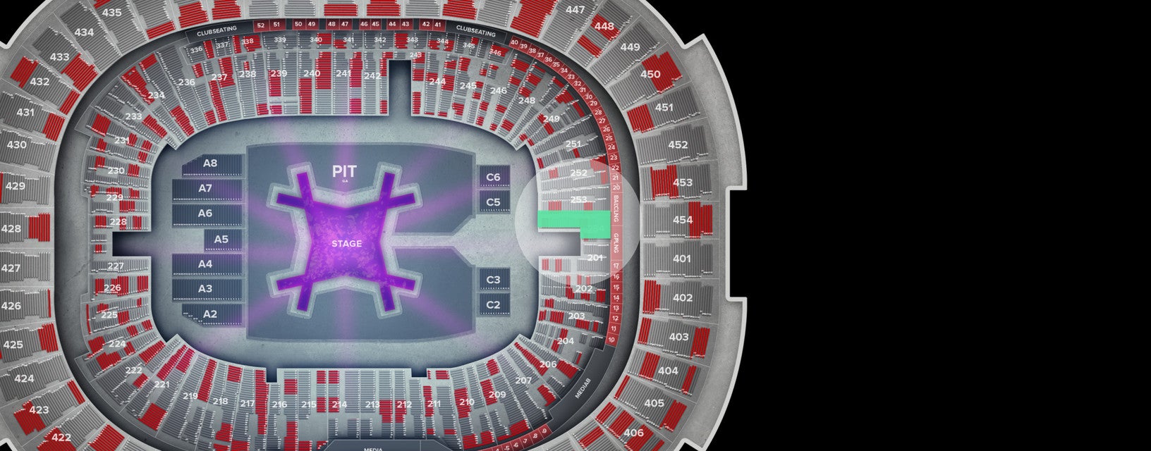 Seat view from Lower