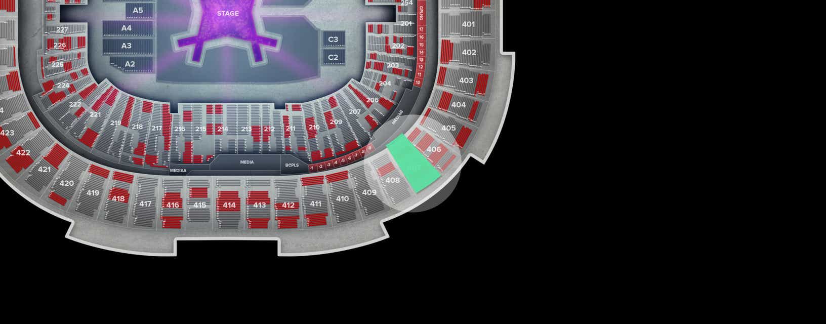 Seat view from Upper