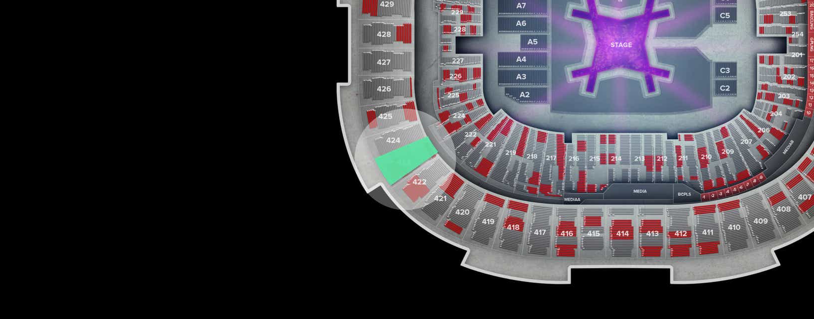 Seat view from Upper