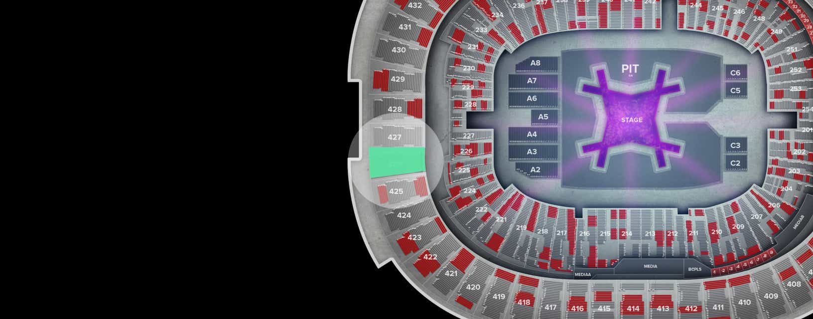 Seat view from Upper