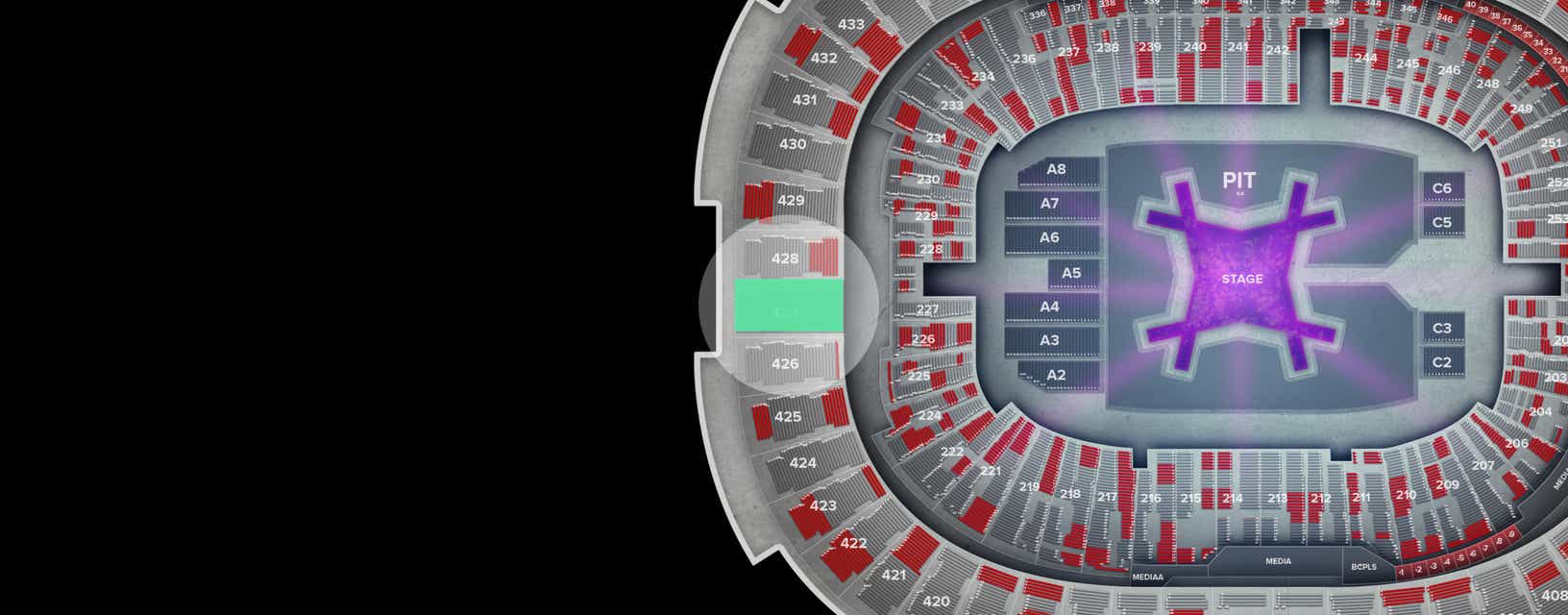 Seat view from Upper