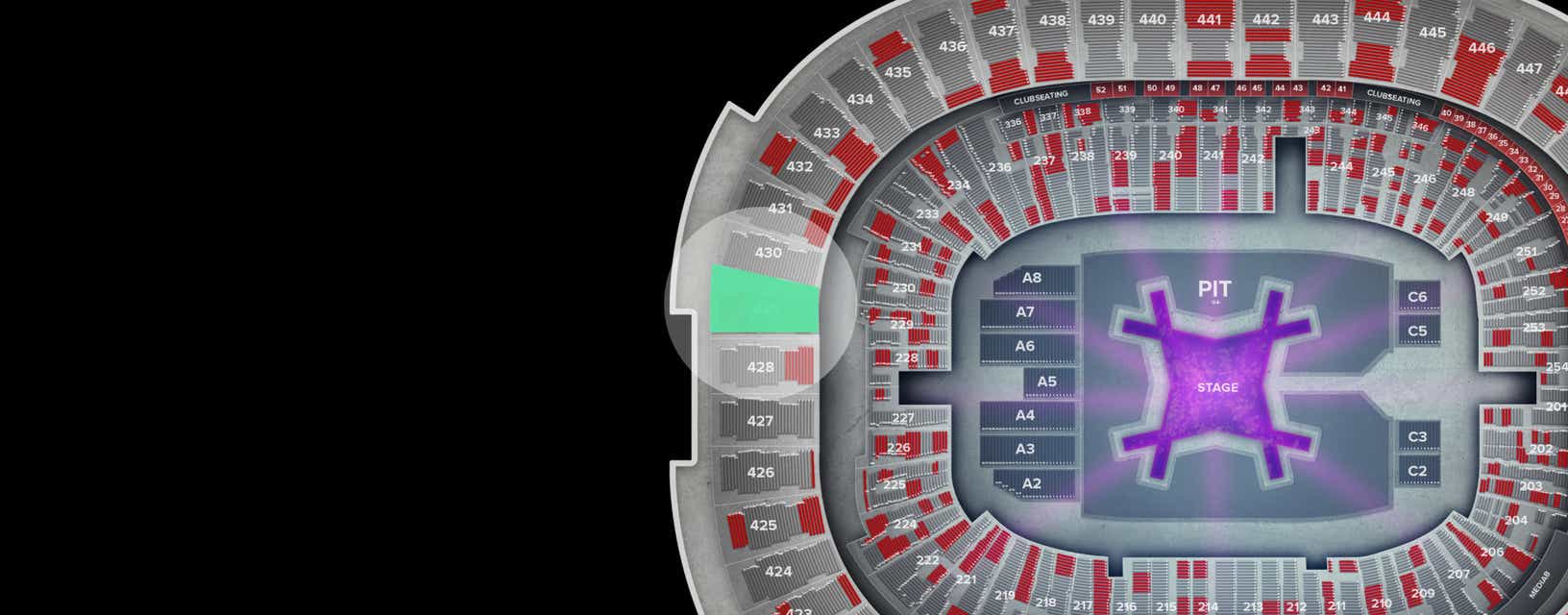 Seat view from Upper