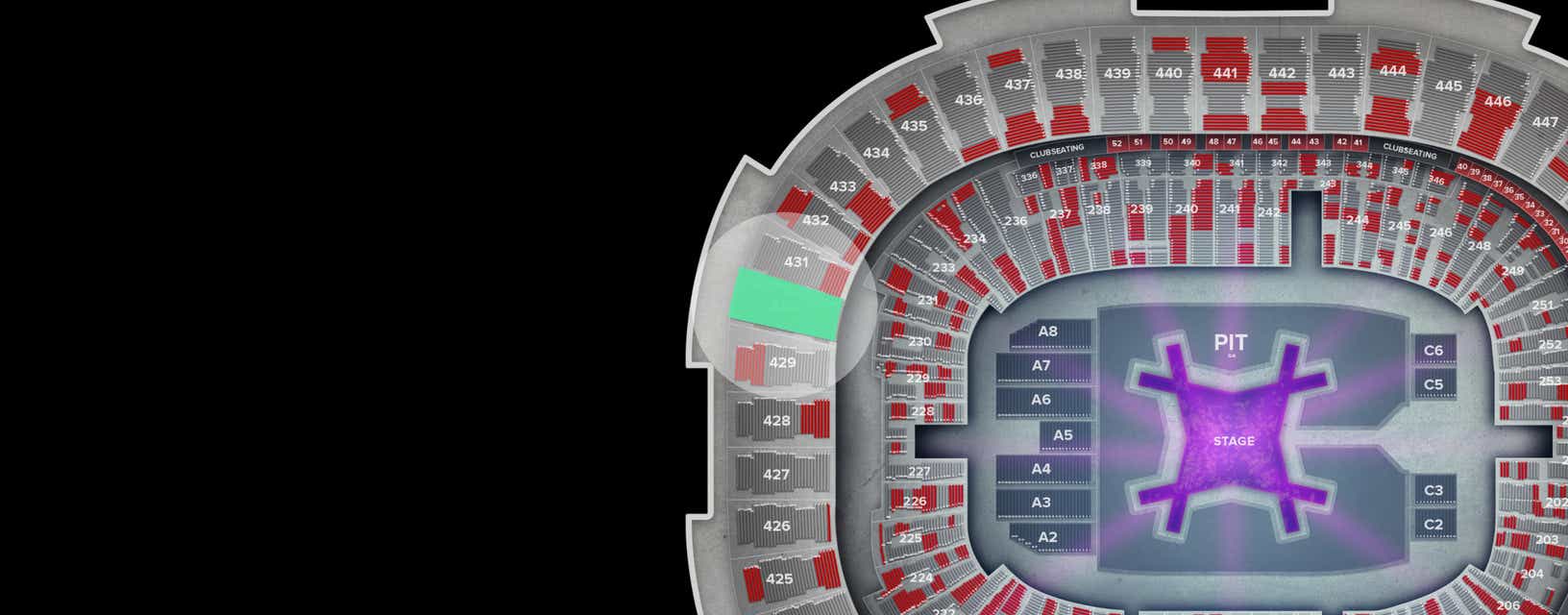 Seat view from Upper