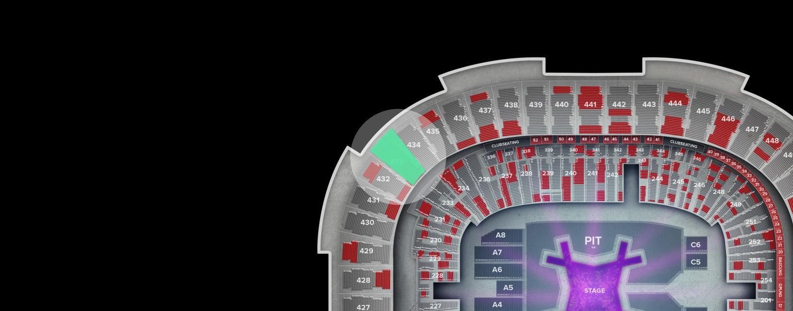 Seat view from Upper
