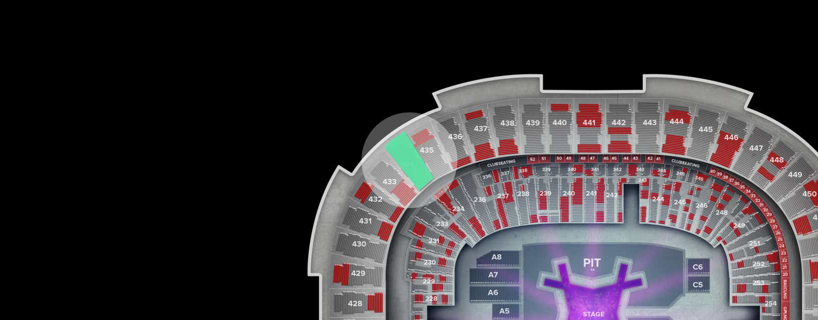 Seat view from Upper