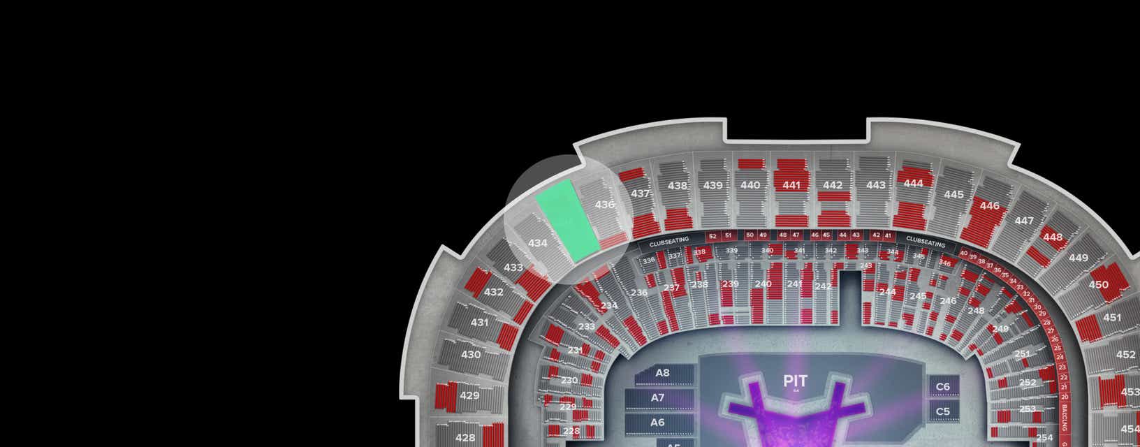 Seat view from Upper