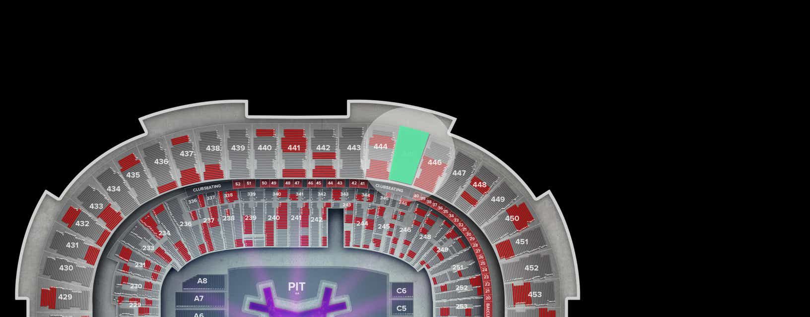 Seat view from Upper