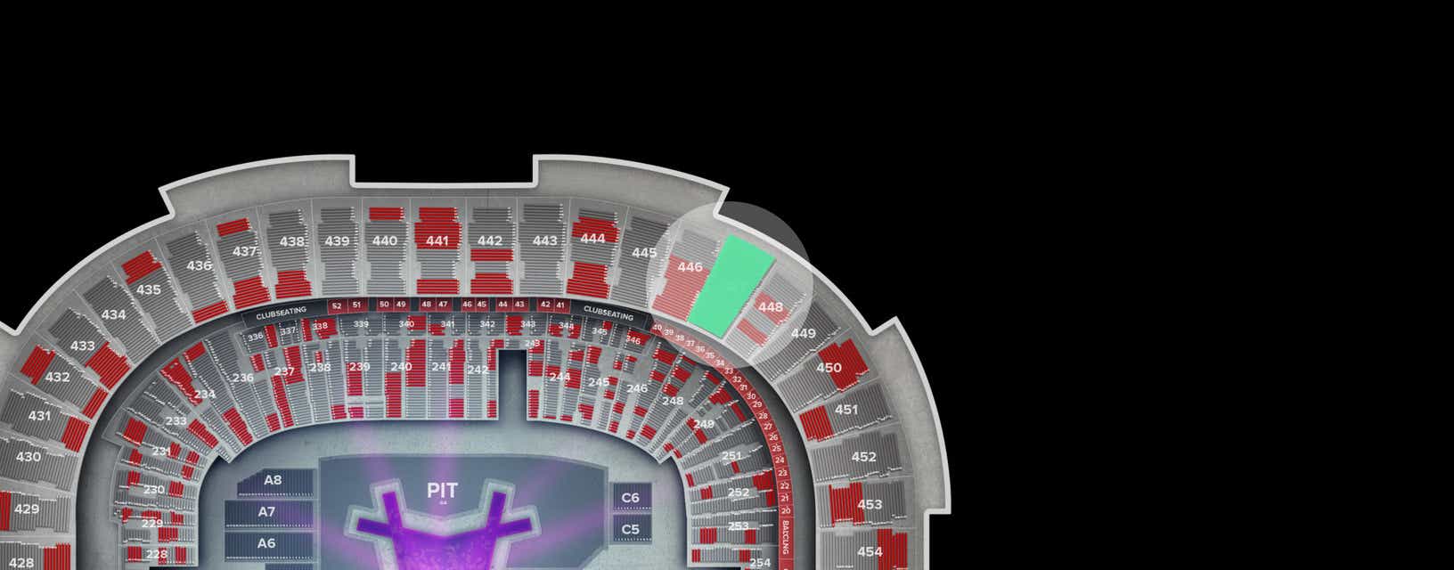 Seat view from Upper