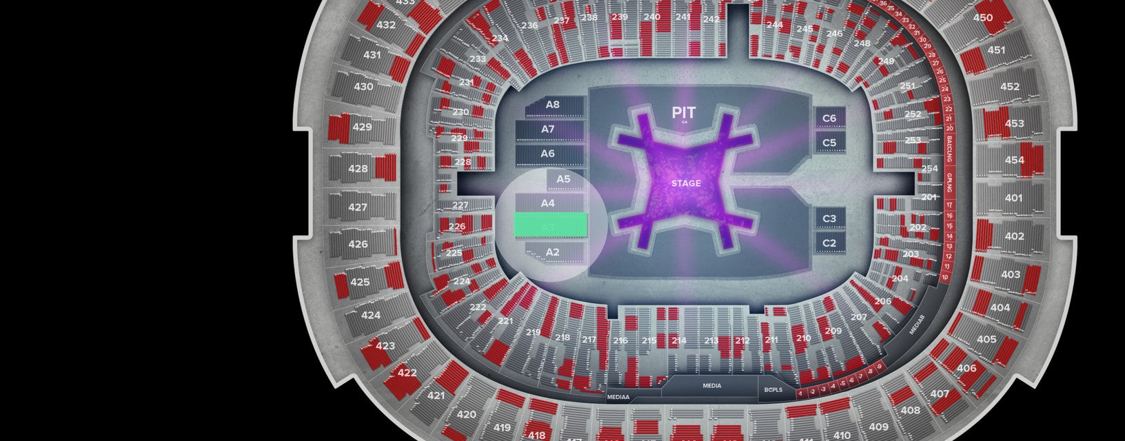 Seat view from Floor