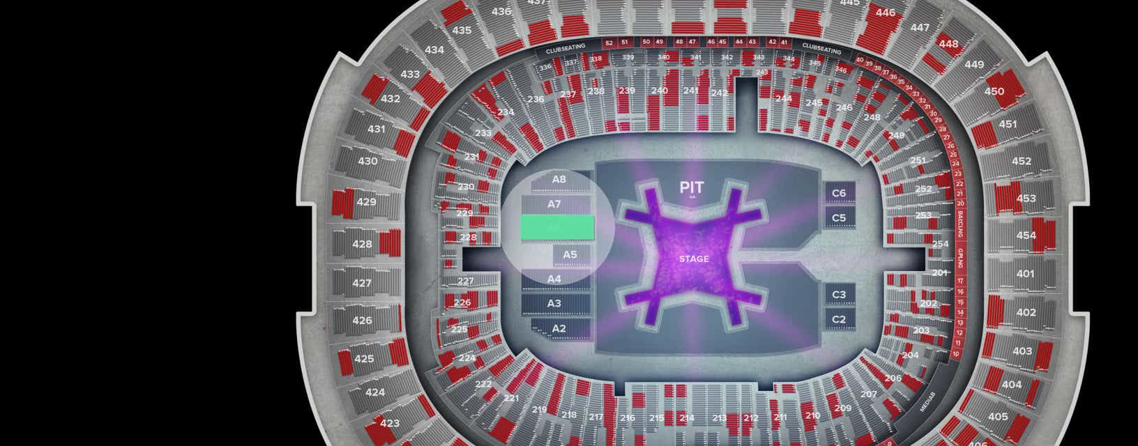 Seat view from Floor