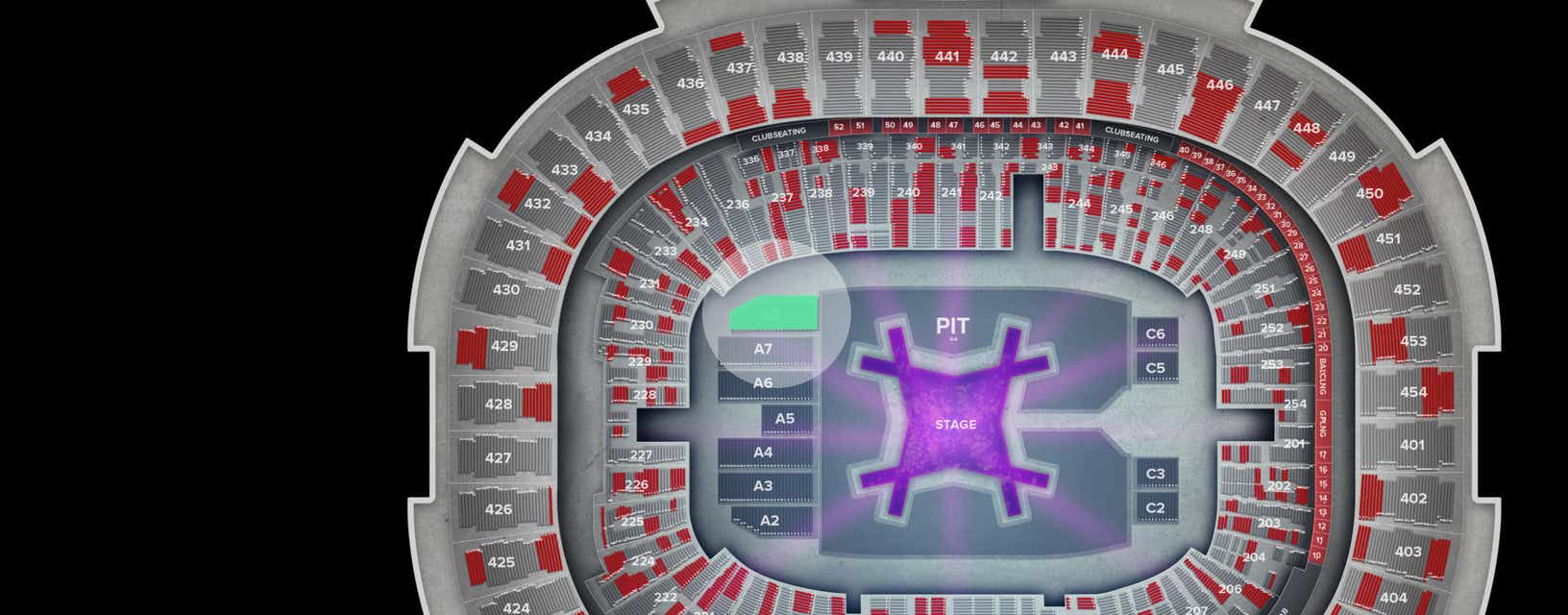 Seat view from Floor
