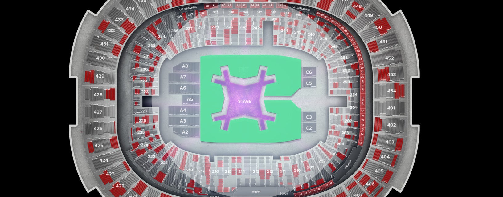 Seat view from Pit