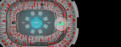 Seat view from Endline
