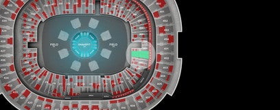 Seat view from Endline