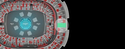 Seat view from Upper Endline