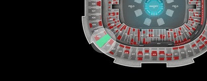 Seat view from Upper Endline
