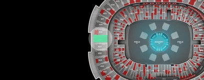 Seat view from Upper Endline