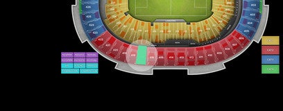 Seat view from Upper