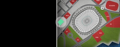 Seat view from Parq Vancouver