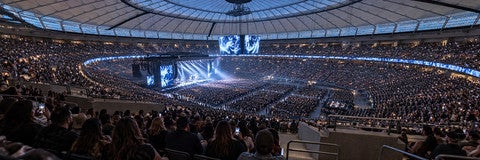 Seat view from Upper Endline