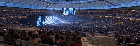 Seat view from Upper Sideline