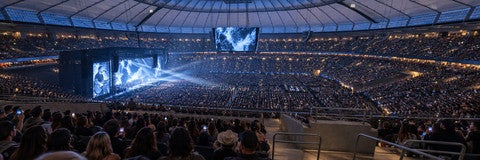Seat view from Upper Sideline