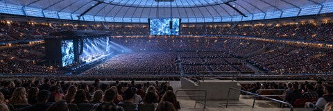 Seat view from Upper Sideline