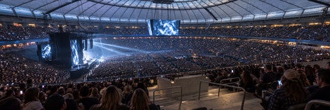 Seat view from Upper Sideline