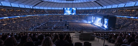 Seat view from Upper Sideline