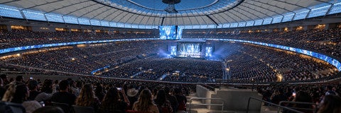 Seat view from Upper Endline