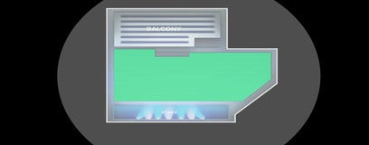 Seat view from Orchestra