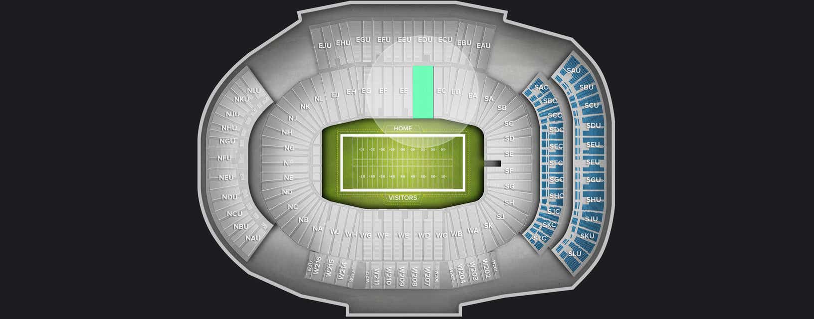 Seat view from Lower