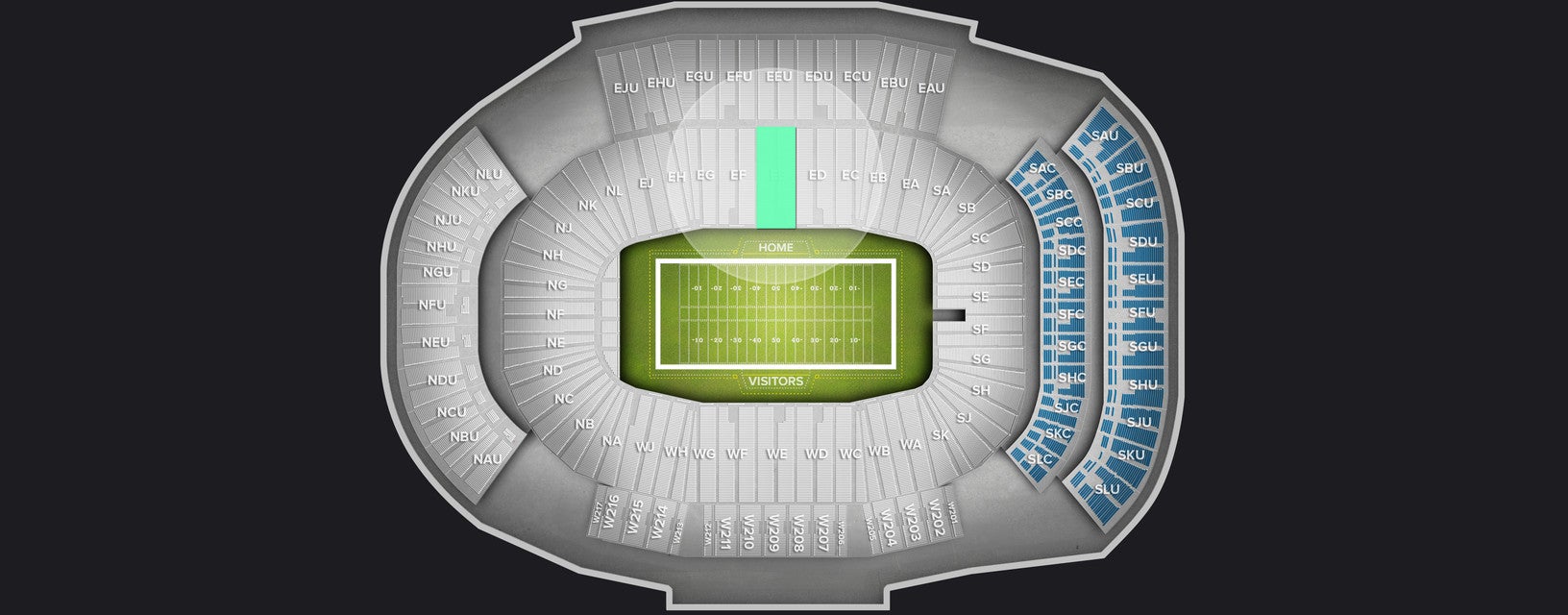 Seat view from Lower
