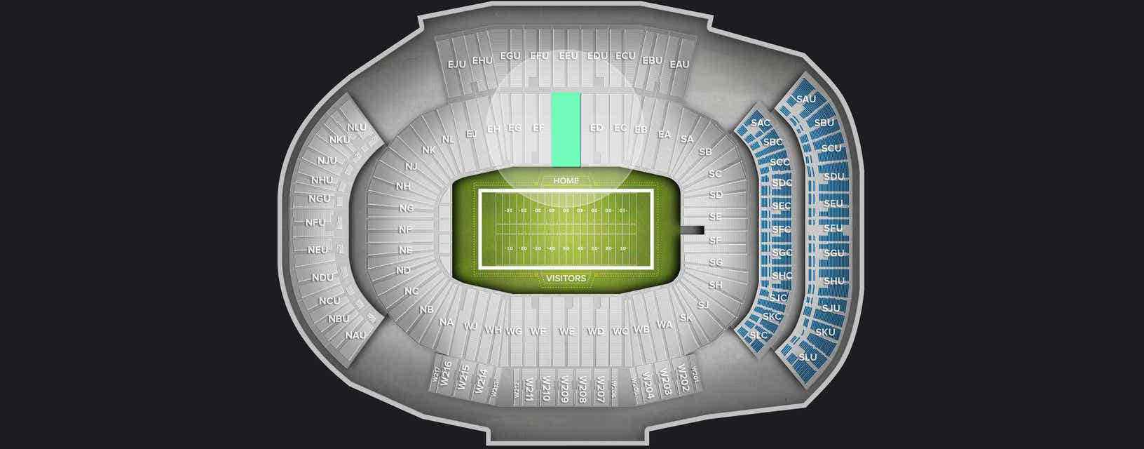 Seat view from Lower