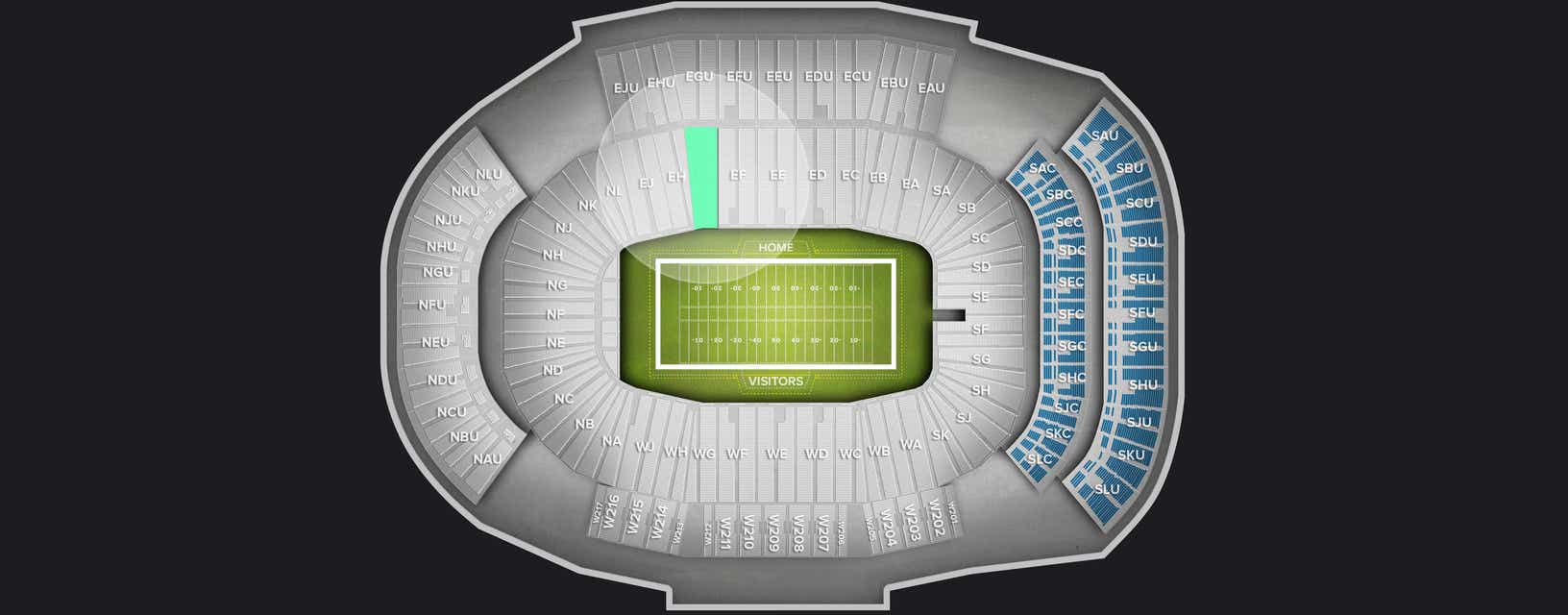 Seat view from Lower