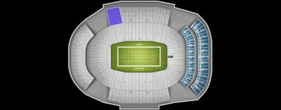Seat view from Upper Sideline