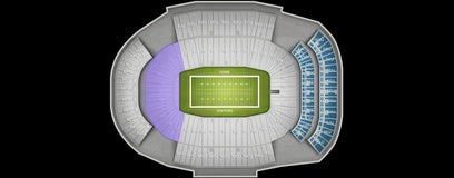Seat view from Lower Endzone