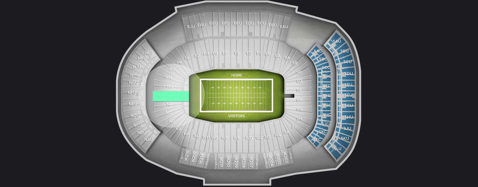 Seat view from Lower