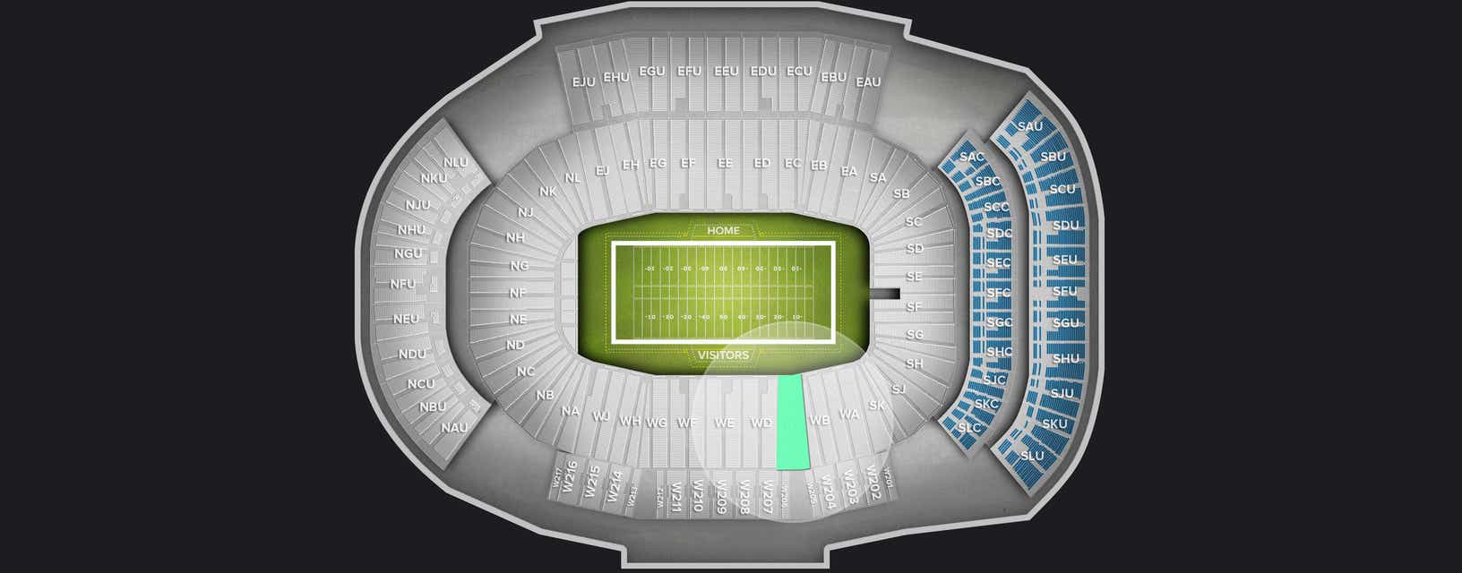 Seat view from Lower