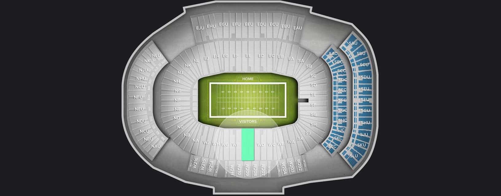 Seat view from Lower