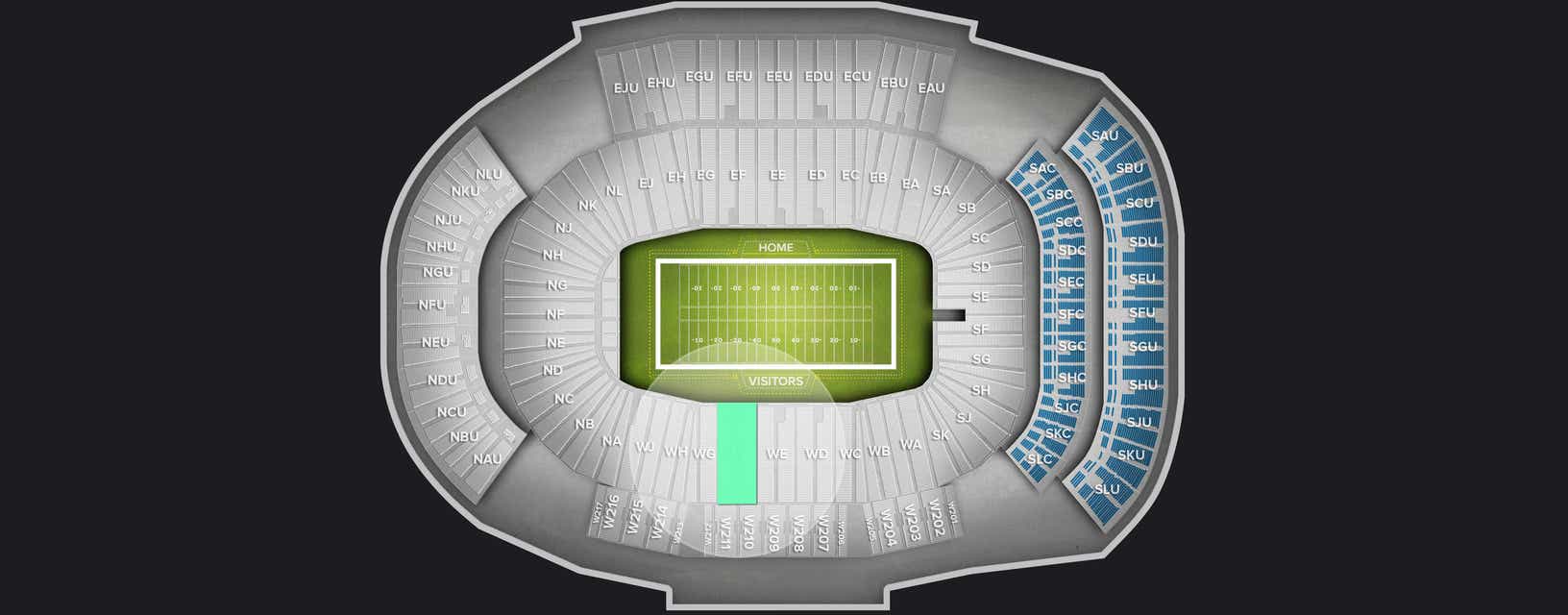 Seat view from Lower