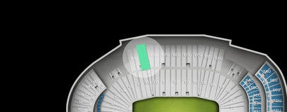 Seat view from Upper Level