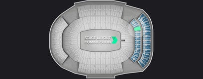 Seat view from Club Level