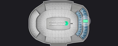 Seat view from Upper Level