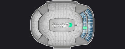 Seat view from Club Level