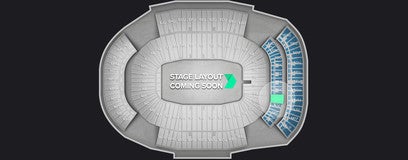 Seat view from Club Level