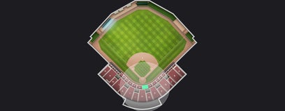 Seat view from Infield